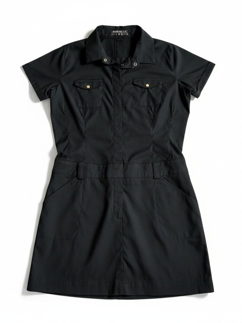 Nike Golf Dri-FIT Black Polo Dress with Detachable Shorts Size 12 Like new